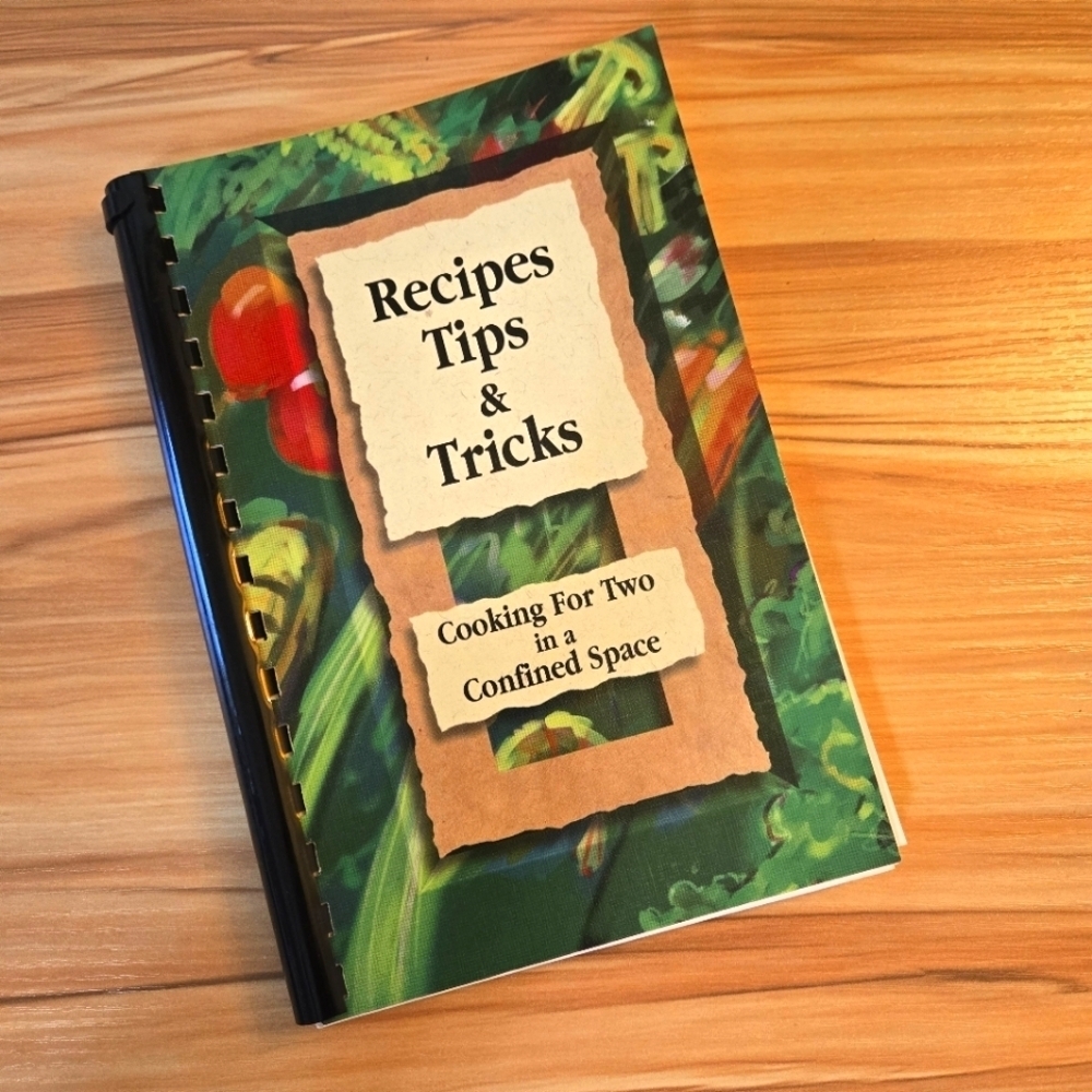 Morris Press Cookbook "Cooking for 2 in a Confined Space" Recipes, Tips & Tricks